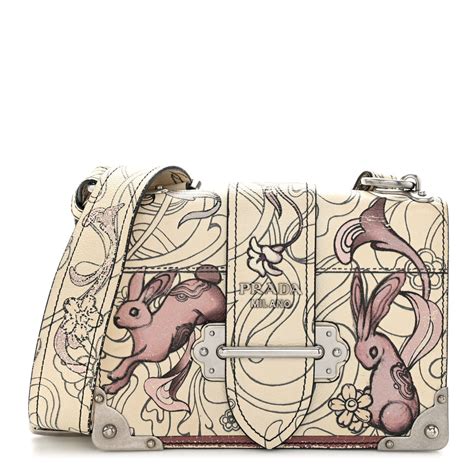 prada x james jean bunny cahier handbag